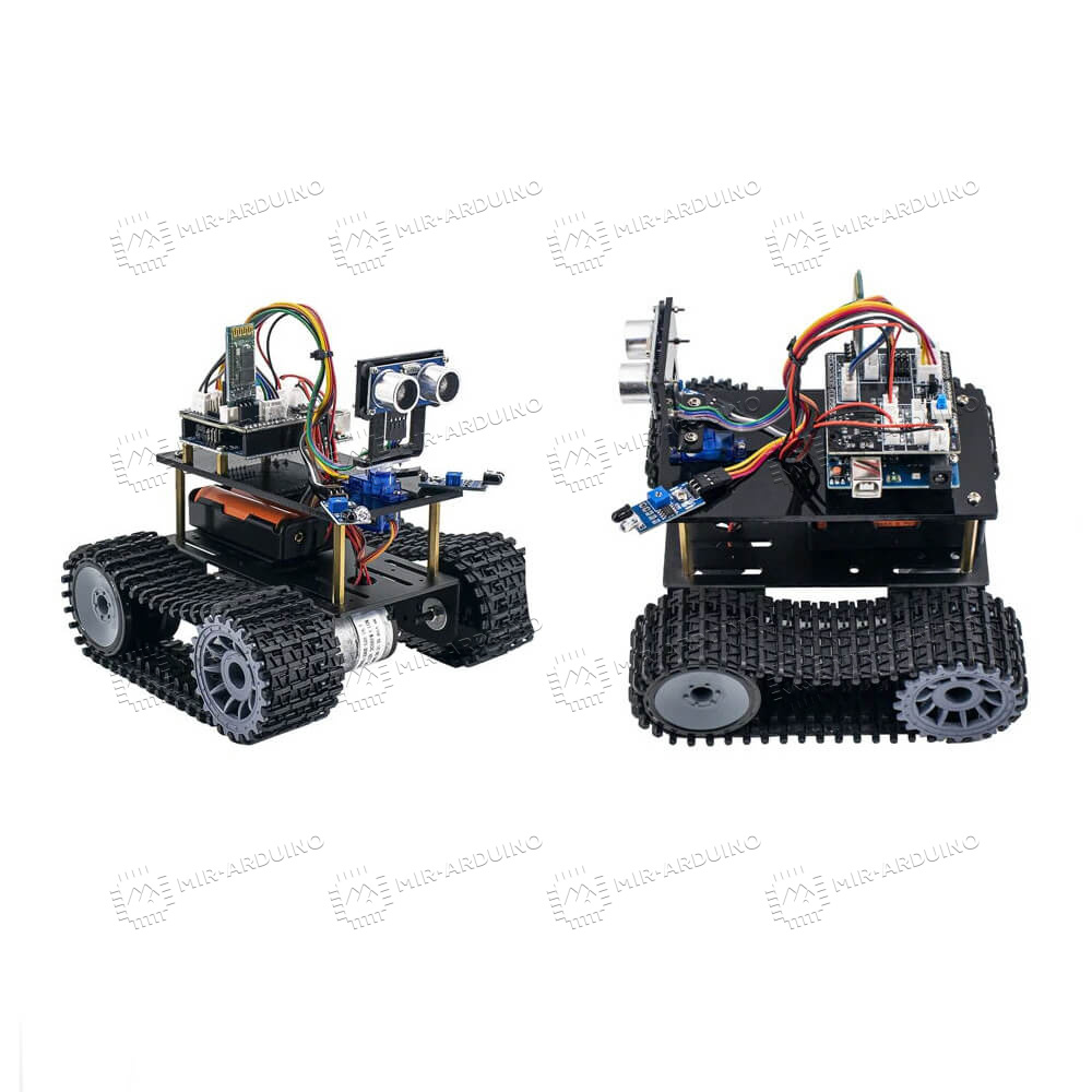 Купить набор для моделирования Ардуино (Arduino) Tank Robot Lafvin в  Воронеже, цена 8610 рублей в Mir-arduino.ru